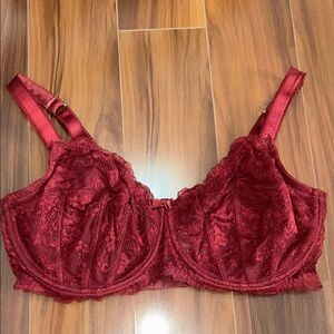 38I Fox & Royal unlined red bra